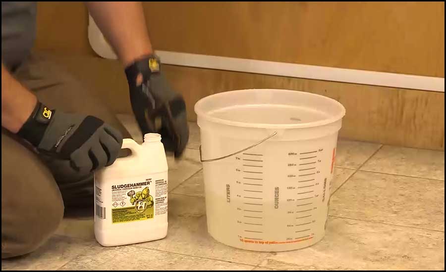 If the first liquid sample in your visual pH reading contains a lot of rust or sludge, you must take a more aggressive approach by flushing the system with a system restorer.